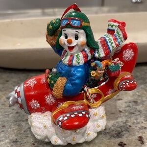 Christopher Radko flying frosty